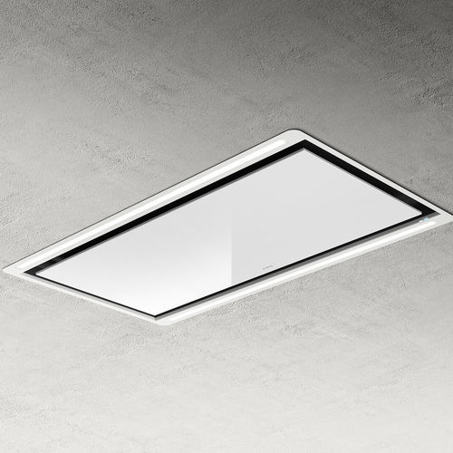 Потолочная вытяжка - HILIGHT GLASS - Elica - с воздуховодом / малошумная / со встроенным освещением