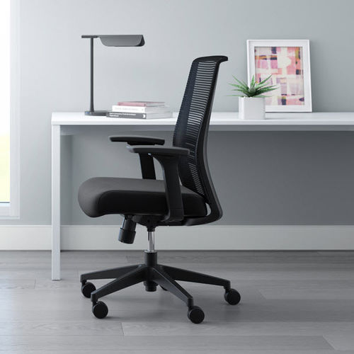 Современный стул для офиса - JOYA™ - KIMBALL Office - для интерьера / из ткани / из полированного алюминия
