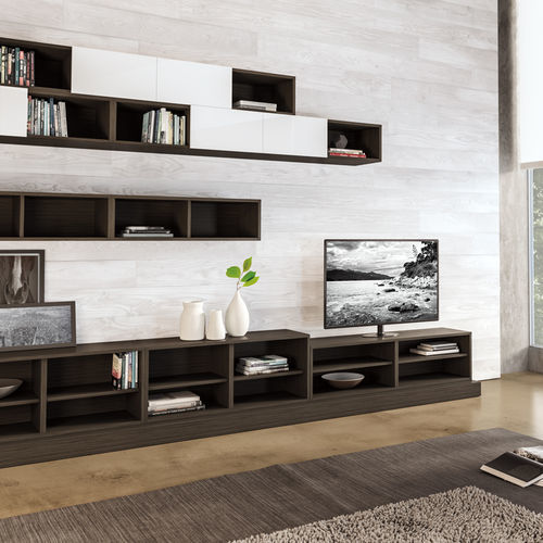 Низкий стеллаж - STOW™ - KIMBALL Office - современный / из дерева / из ламината