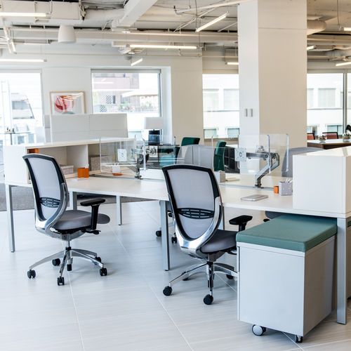 Рабочий стол для офисов открытого типа - XSEDE® - KIMBALL Office - напольный / для 2 человек / современный