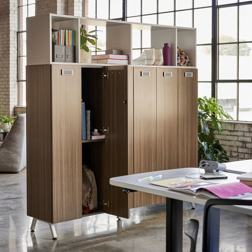 Модульный книжный шкаф - EVERYSPACE™ - KIMBALL Office - современный / для профессионального использования / из дерева