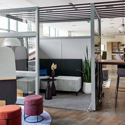 Демонтируемая перегородка - NARRATE® - KIMBALL Office - фиксированная / раздвижная / складная