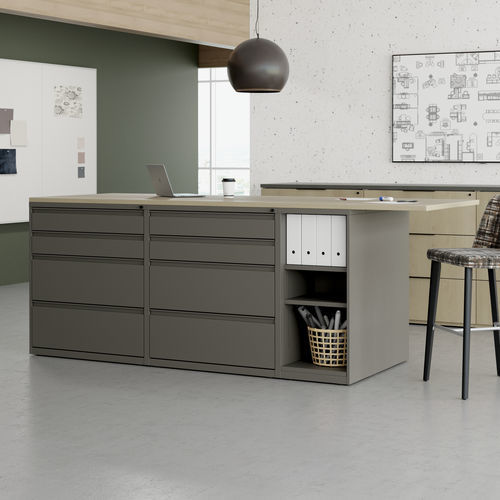 Директорский рабочий стол - FOOTPRINT® - KIMBALL Office - напольный / для 2 человек / современный