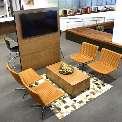 Самонесущая отделительная перегородка для офиса - MIO™ - KIMBALL Office - из дерева / бежевая