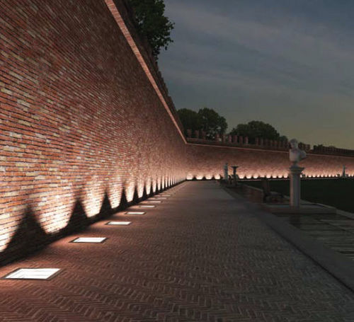Светильник встраиваемый в пол - PIANA - MARTINI Illuminazione - галогенный / LED / квадратный