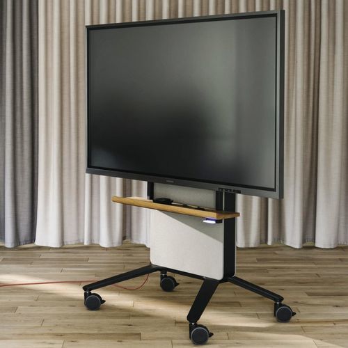 Современная мультимедийная мебель - Confair Next DISPLAY RACK 442 - Wilkhahn - подвижная / на роликах / для зала для собраний