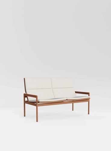 Компактный диван - SONORA LOVESEAT - BROWN JORDAN - современный / для улицы / из алюминия