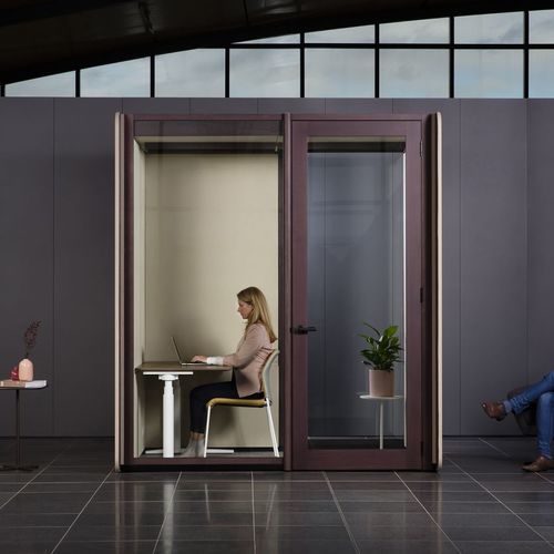 Акустическое пространство для концентрации внимания - Focus Quiet Work Room - schiavello - застекленное / для 1 человека / с застекленной дверью