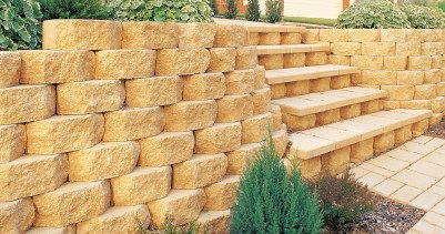 Полный бетонный блок - GARDENWALL® - Cultured Stone Products - для подпорной стены