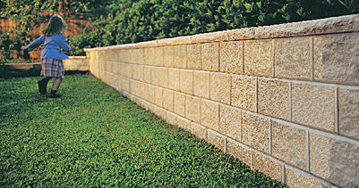 Полный бетонный блок - HEATHSTONE® - Cultured Stone Products - для подпорной стены / для ограждения сада / имитация камня
