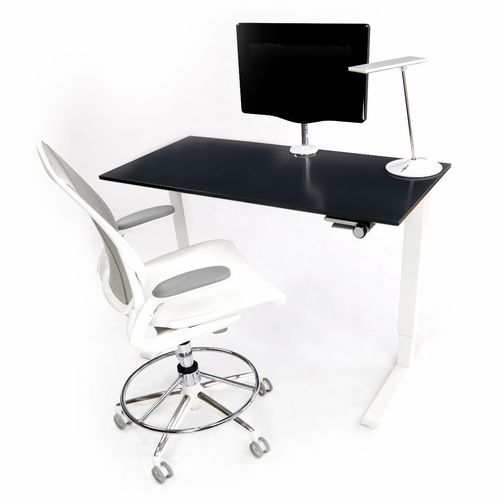 Рабочий стол для офисов открытого типа - FLOAT - Humanscale - современный / из ламината / консольный