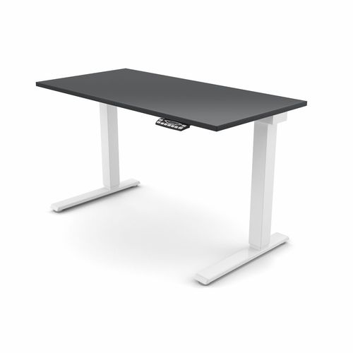 Современный рабочий стол - EFLOAT - Humanscale - из металла / с регулируемой высотой / мультимедийный