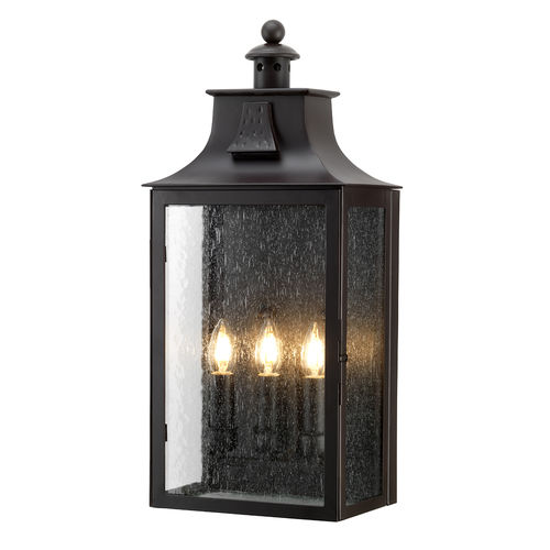 Классический настенный светильник - BALMORAL - Elstead Lighting Ltd - для наружного применения / из бронзы / из стекла