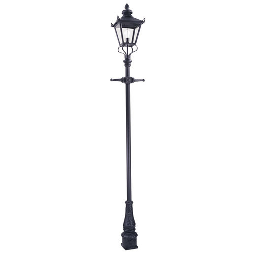Садовый фонарный столб - GRAMPIAN - Elstead Lighting Ltd - в викторианском стиле / из литого алюминия / из стекла
