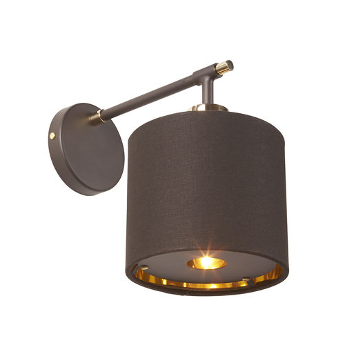 Современный настенный светильник - BALANCE - Elstead Lighting Ltd - для интерьера / из полированной латуни / из ткани