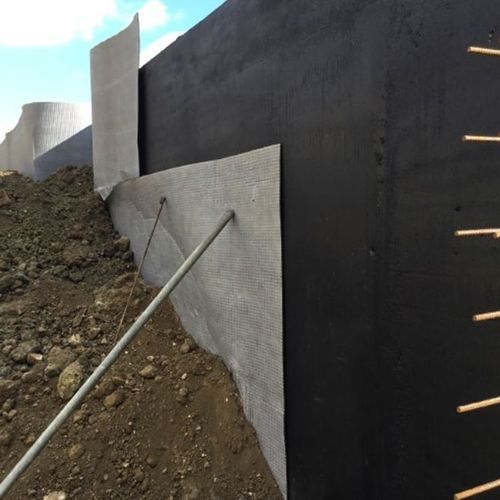 Нетканый геотекстиль - HydroBond 410 GeoDrain - Newton Waterproofing Systems - из полиэтилена высокой плотности / дренажный / для защиты