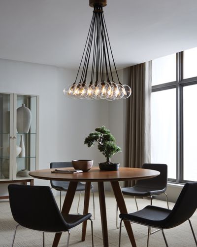 Современная люстра - GAMBIT - TECH LIGHTING - из боросиликатного стекла / LED