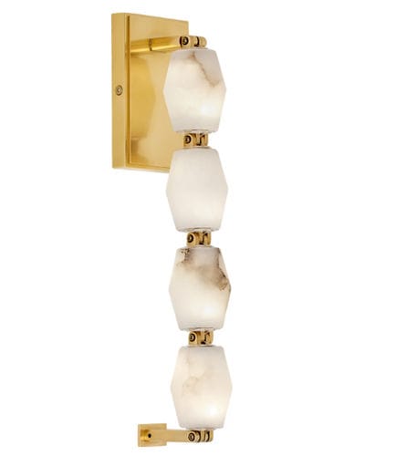 Современный настенный светильник - COLLIER ALABASTER - TECH LIGHTING - для интерьера / из латуни / из алебастра