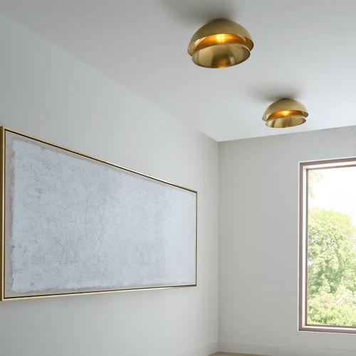 Современный потолочный светильник - Shanti Large Flush - TECH LIGHTING - круглый / из металла / LED