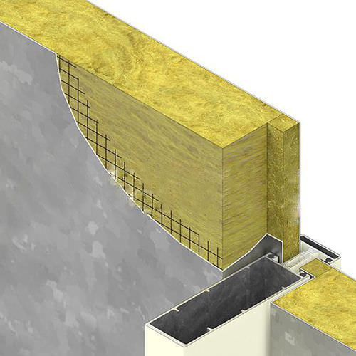 Термоакустическая изоляция - NEXUS LAMELLA - Siderise Group - из асбеста / на жесткой панели / для фасада