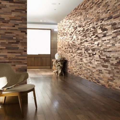 Облицовочная пластина из дерева - PL20  - V4 Woodflooring - внутренняя / песчаная / для сельской местности