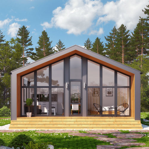 Сборный дом - WWL Houses - современный / двухэтажный / с деревянным каркасом