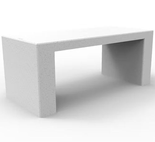 Современный стол - Urbano Cubo 5008482 - ERLAU - из бетона / с основанием из бетона / прямоугольный