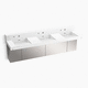 подвесная раковина / из Solid Surface / из Corian® / из Silestone®