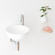 подвесной умывальник для рук / круглый / из Solid Surface