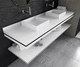 двойная столешница для раковины / из Solid Surface