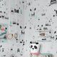 современный обои / из нетканых материалов / с рисунком / монохромный