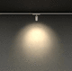 светильник на рейке LED / круглый / из алюминия / из поликарбоната