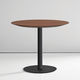 современный стол / из Solid Surface / из матовой нержавеющей стали / из орехового дерева