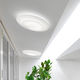 современный потолочный светильник / круглый / из ткани / LED