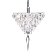 подвесная лампа / из нержавеющей стали / из кристаллов Swarovski® / современная