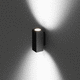 настенный точечный светильник / LED / прямоугольный / IP65