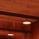 светильник на рейке LED / круглый / из алюминия / торговля