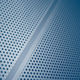 перфорированное листовое железо / из стали / для облицовки / для рафшторы
