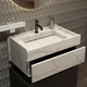 подвесная раковина / из Solid Surface / из Corian® / из мрамора