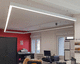 видимый светильник / встраиваемый в потолок / LED / линейный