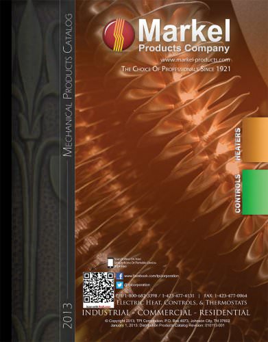 Mechanical Heat Catalogue: Heaters - Controls