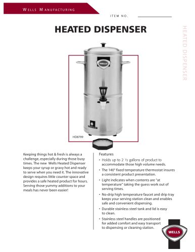 Heated Dispensers:HD8799