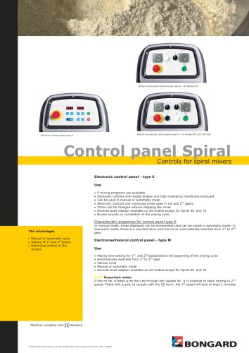 Control panel Spiral