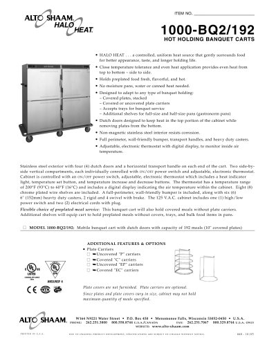 Commercial utility trolley