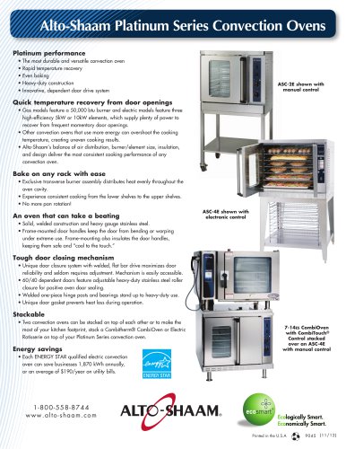 Convection Oven Flyer