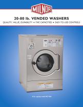 20-80 lb. VENDED WASHERS