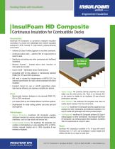 Combustible Deck Insulation with HD Composite