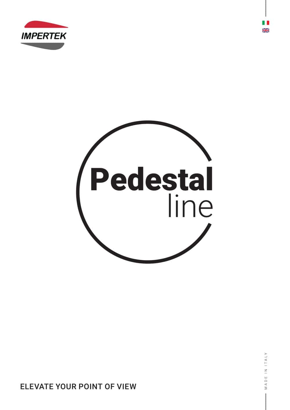 Pedestal Line Catalogue 2026 EN-IT - IMPERTEK Srl