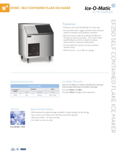 EF250 Self-Contained Flake Ice Maker