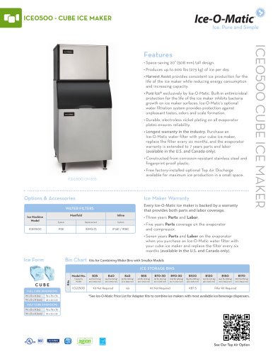 ICE0500-Modular Cube Ice Machine